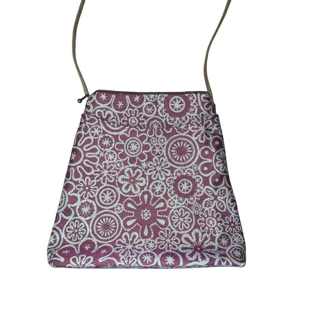 Maruca Sparrow Crossbody Bag Used Burgundy Green - Picture 6 of 16